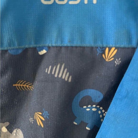 Gusti Blue Kids Light Winter Jacket with Dinosaur Print Size 3T - Picture 2 of 6
